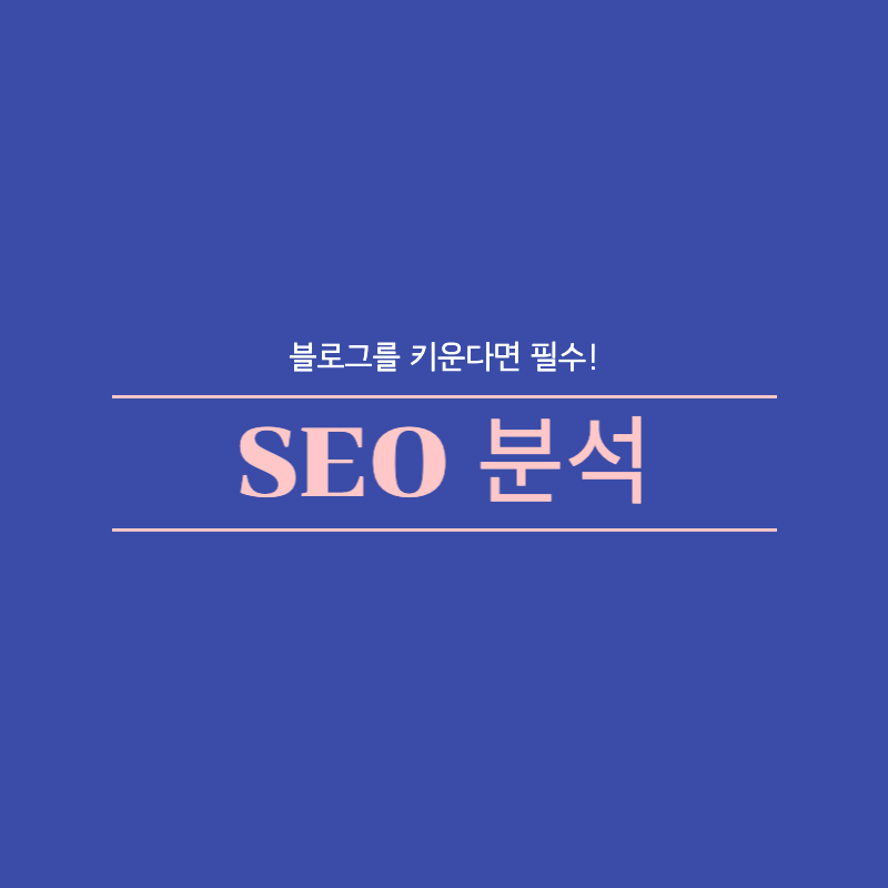 SEO 분석