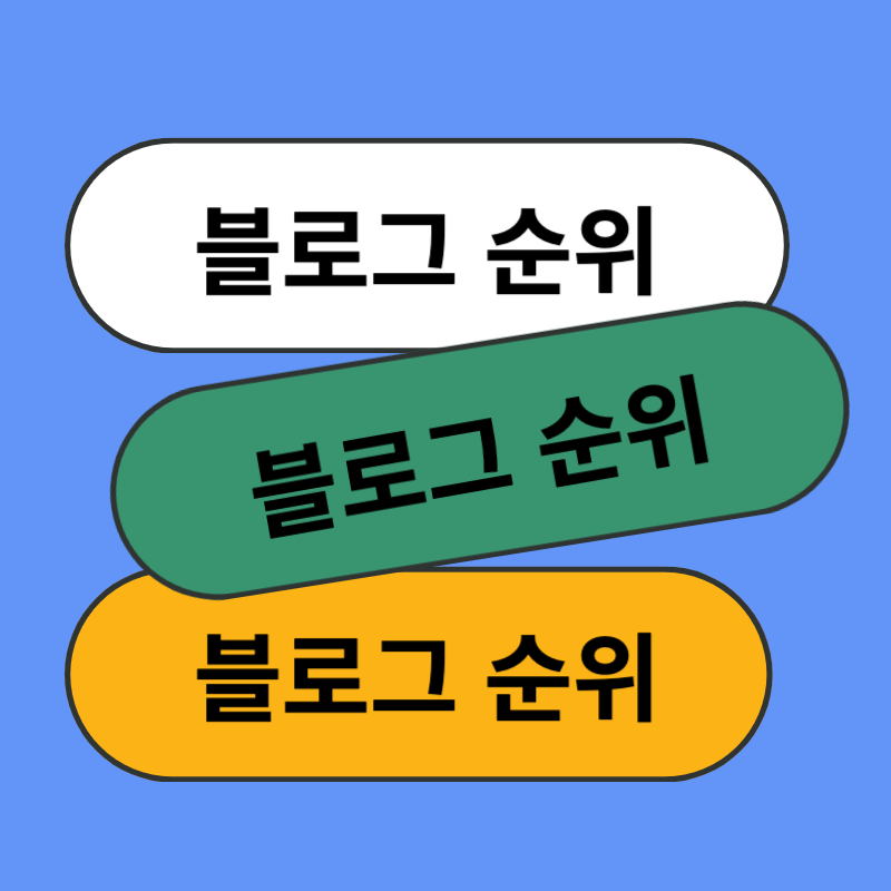 블로그 순위